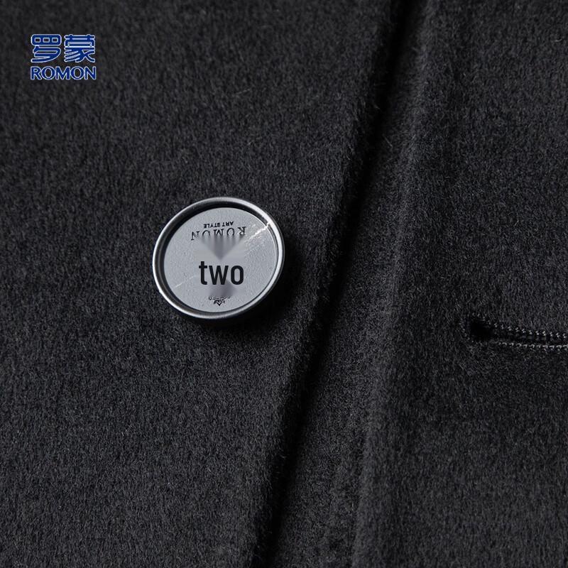 Romon Men's Business Casual Wool Blend Overcoat