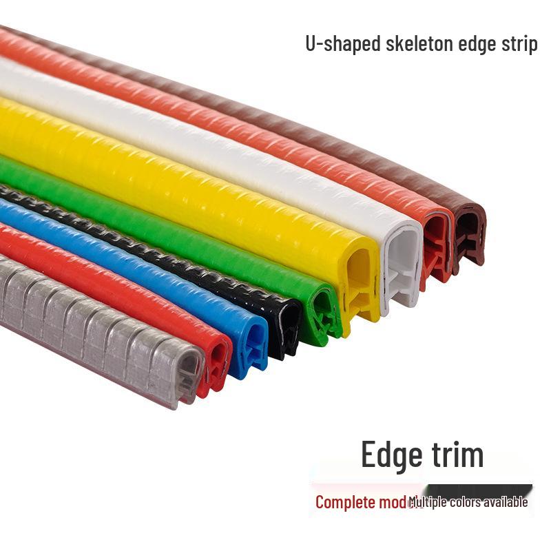 U-Shaped Rubber Edge Protector for Sheet Metal and Glass