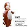 Monkey Inflatable Adult Costume - Fun Halloween Christmas Party Role Playing Set, Suitable for Height 150-190cm