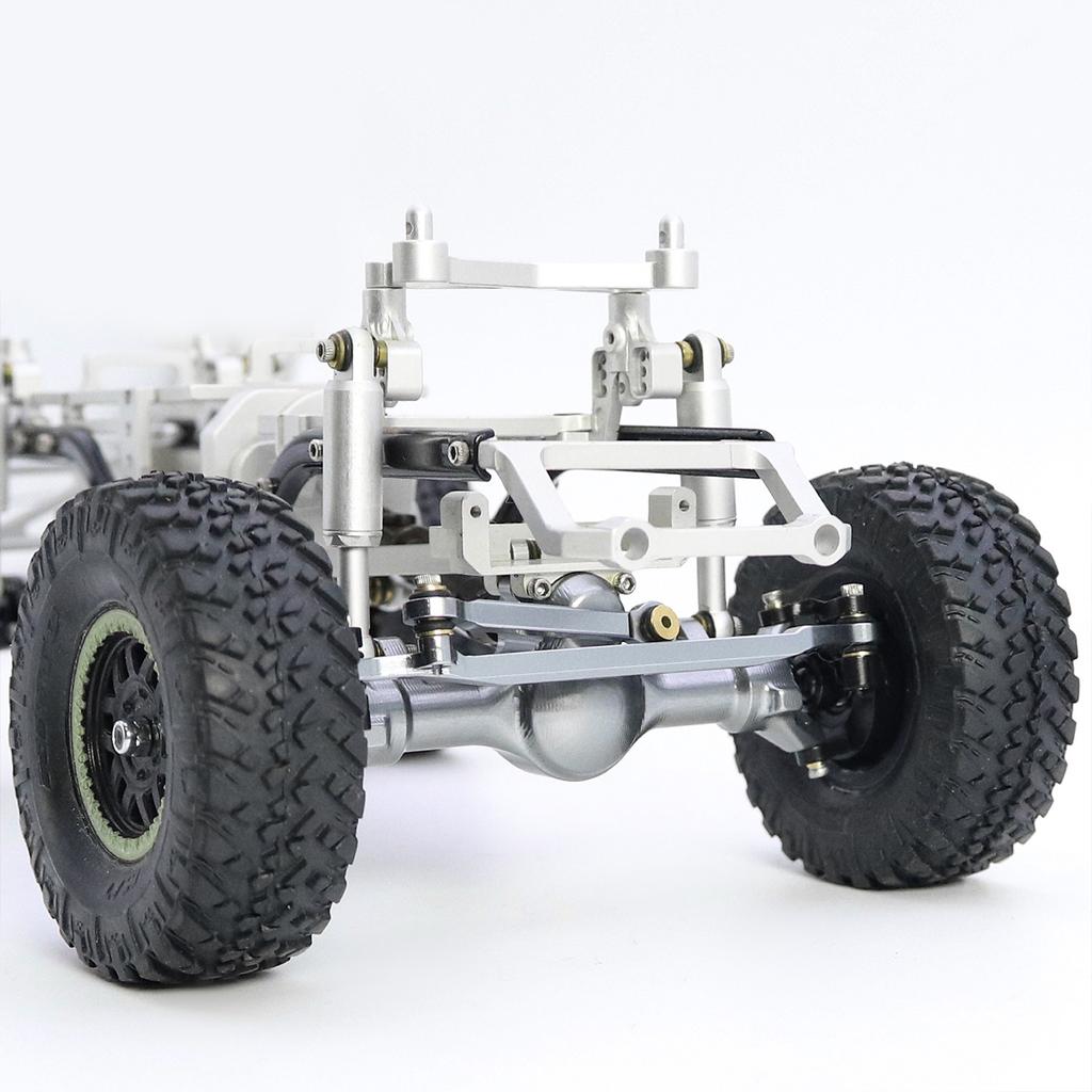 Metal Front and Rear Axle Assembly Chassis Upgrade and Reinforcement Increased Weight for 1/24 Axial SCX24 RC Car Toy Parts