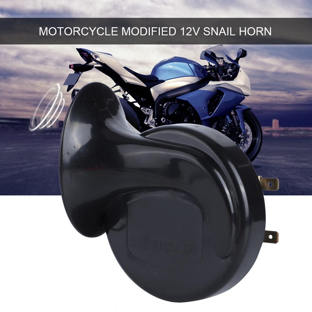 Universal 12V 110dB 510HZ Motorcycle Electric Snail Horn Loud Voice Speaker