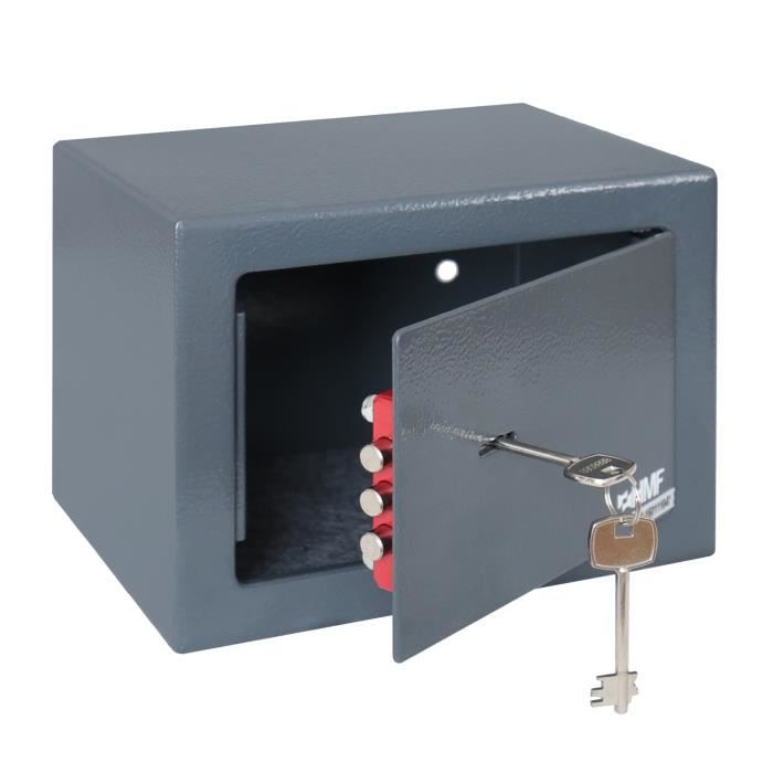 Nábytkový trezor - HMF - 49216-11 - Dvojbitý zámek - 230 x 170 x 170 mm - Antracitový