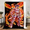 "Flaming Phoenix Warrior Design Blanket" Patterned Flannel Blanket Perfect for the Bedroom Living Room, Sofa, or a Little Nap