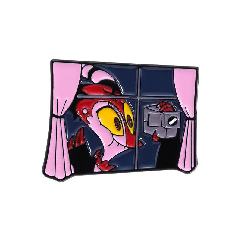 

Брошь из сплава в виде персонажа мультяшного телешоу/фильма, забавный и причудливый креативный металлический значок, декоративная булавка/зажим