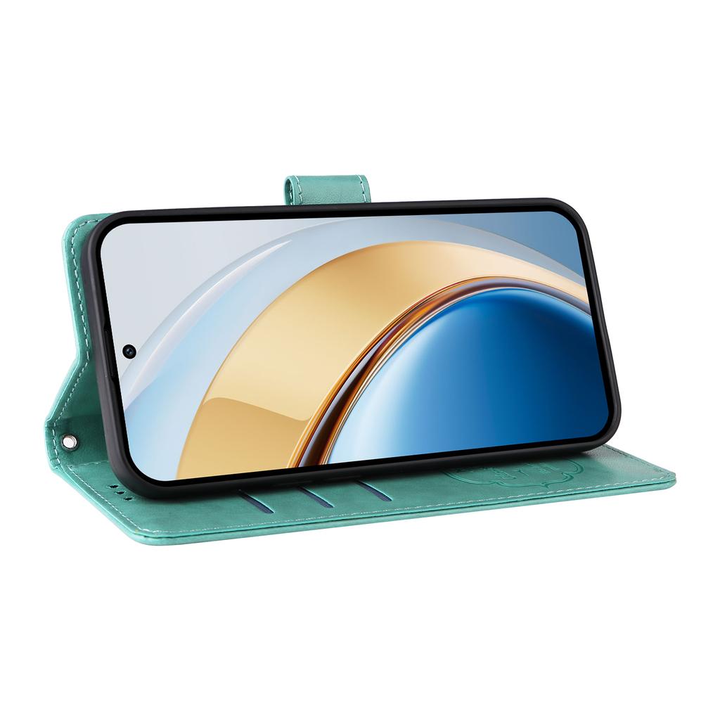 Phone Case For vivo Y300 5G/V40 Lite (Indonesia) 4G/5G/Y200 5G Wallet Stand Butterfly Floral Imprint Leather Cover