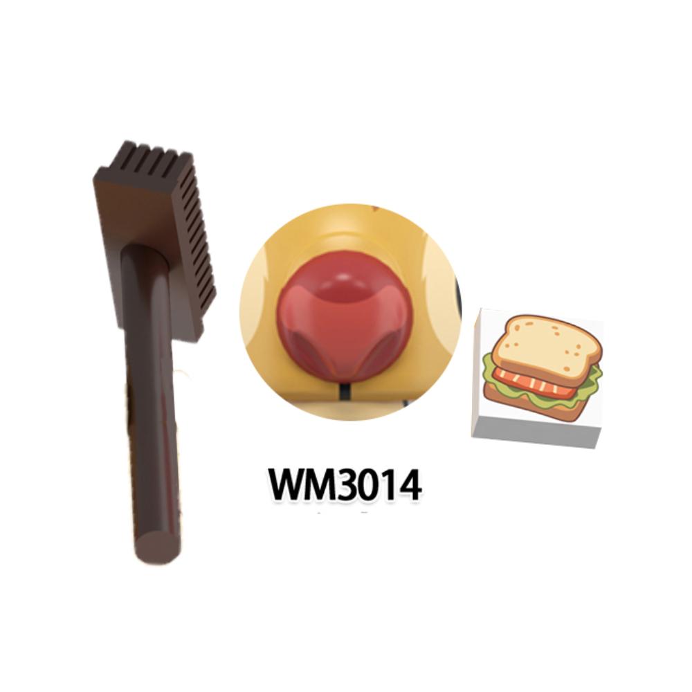 WM6219 Anime Figurine Building Kit - Mini Statue Display Model for Home/Office Decor, Unique Collector’s Toys WM6169 GP201