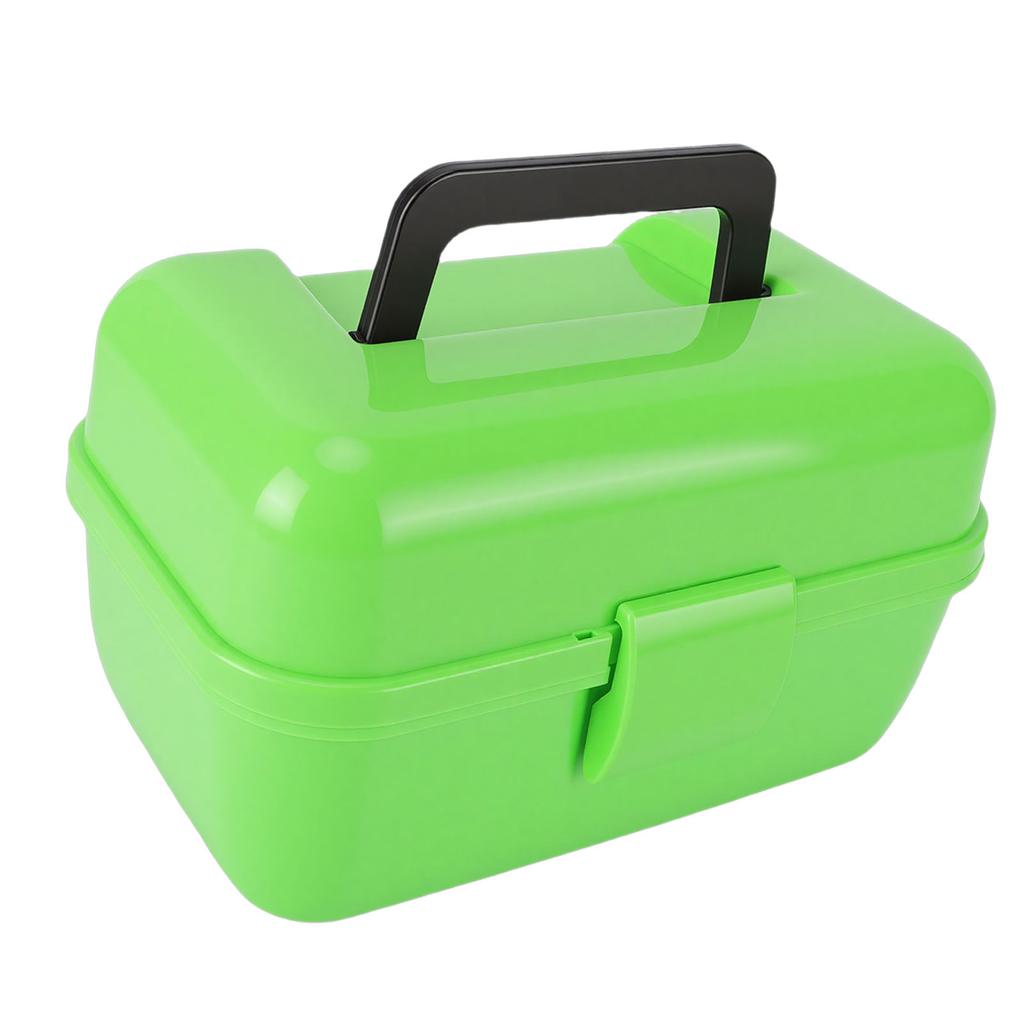 Caixa de Pesca 2 Camadas Multifuncional Armazenamento Isca de Pesca Anzol Ferramentas