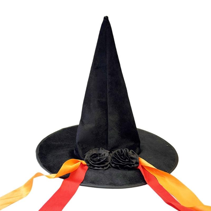 Lightweight Pointed Witch Hat With Stylish Design Halloween Costumes Accessories Comfortable Clothing Accessory