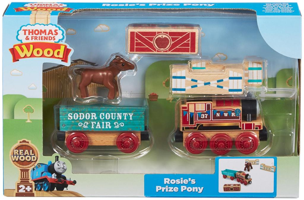 Thomas the Tank Engine Wooden Rail Series Rosie and Reward Pony FHM67
