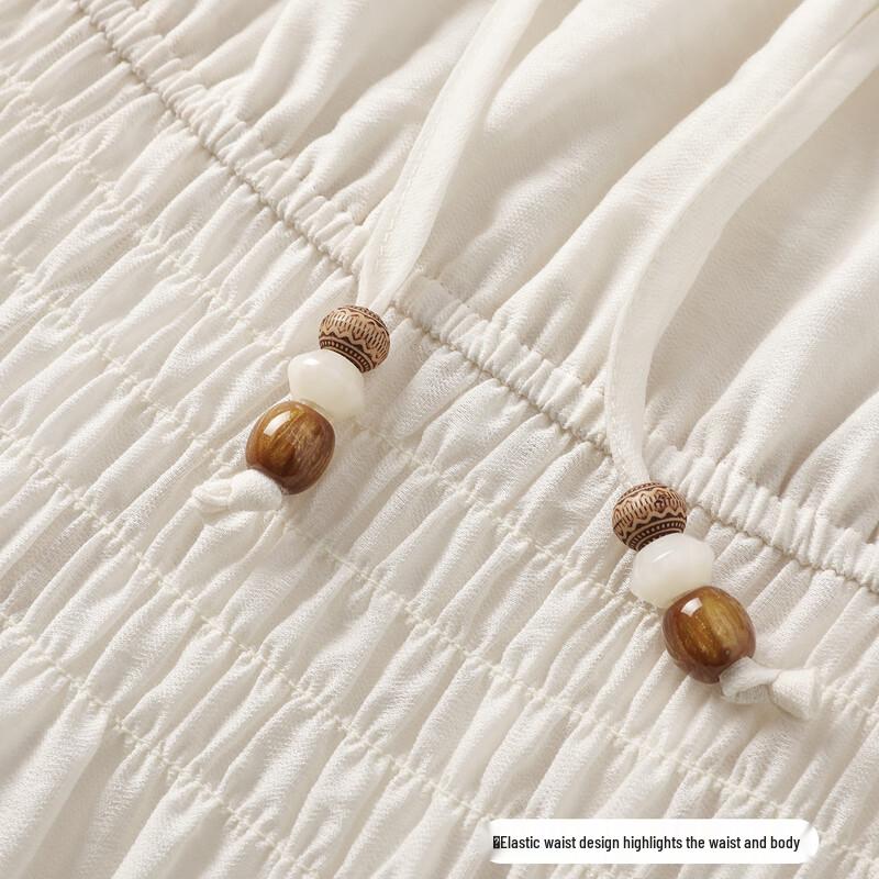 FivePlus Women's French Retro Elegant Long Sleeve Dress