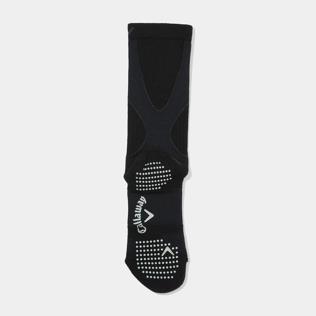 Antibacterial and Deodorizing 3D High Socks REGULAR Socks FR [Callaway] Men's SOCKS/Golf 24SS_1010_Black