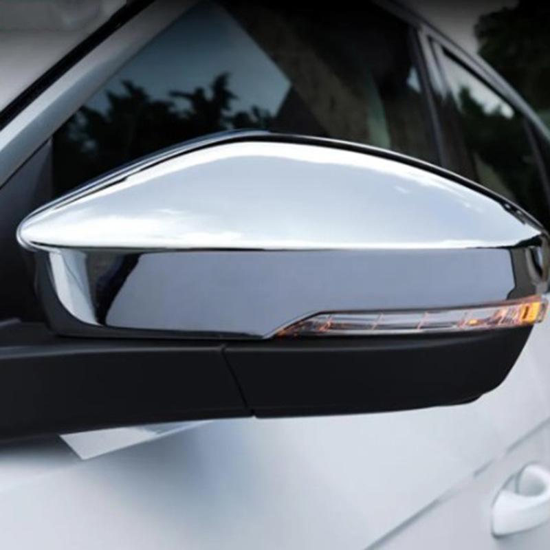 18-23 VW T-Cross Kolfibermönster Backspegelkåpa