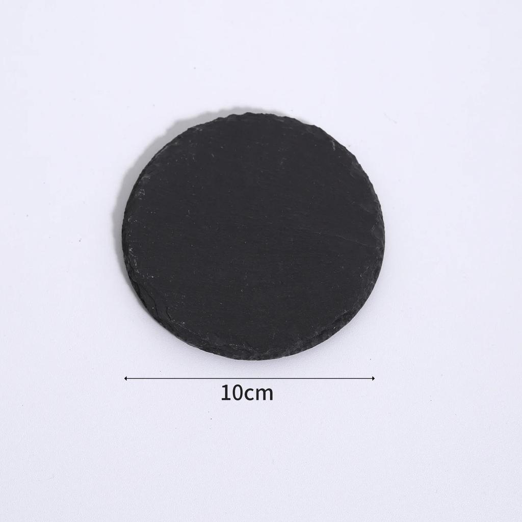 INS Black Natural Stone Jewelry Photography Jewelry Plate Props Decoration Photography Small Objects Creative Background