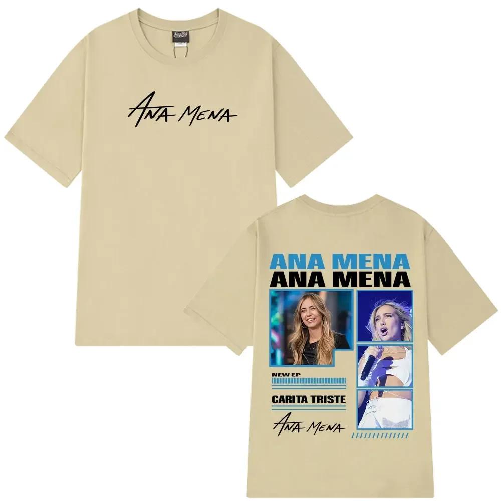 Singer Ana Unisexa Tour 2026 New Album T Shirt Unisex Wounisexs Cotton Oversized Tshirts Casual  Aesthetic Fashion Tshirt Streetwear Bl