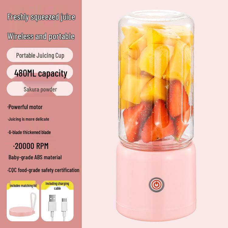 2025 New Model: Portable Mini Wireless Electric Juicer for Fruits