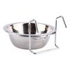 Hanging Bowl, Pet Dinner Water Bowl Water Food Eater for Cat Dog Bird with Hanger, M Size, Easy to Adjust and Remove,