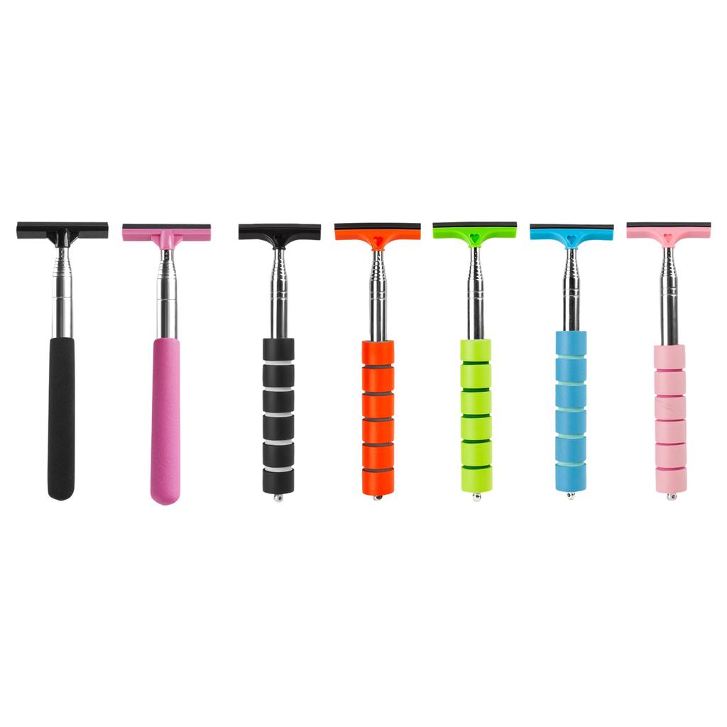 Car Window Wiper Tool Retractable Steel Blade Auto Mirror Cleaner Tool for Side Mirrors Windshield Rainwater Removal