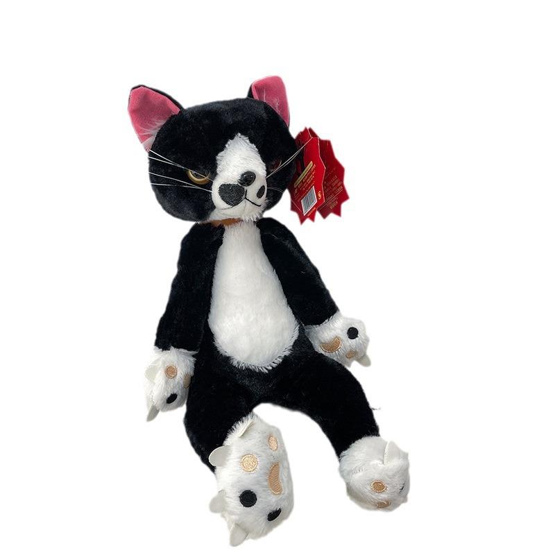 Creative Black Cat Plush Toy Doll Spoof Cat Doll Children'S Birthday Gift Doll