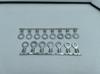 RNB1.25-4/6 Cold-Pressed Single-Leg Ring Terminal Lug, 0.7mm Thick