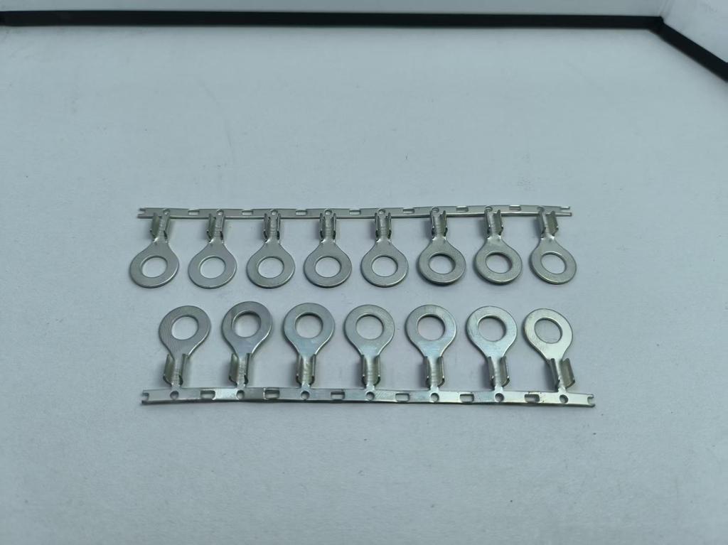 RNB1.25-4/6 Cold-Pressed Single-Leg Ring Terminal Lug, 0.7mm Thick
