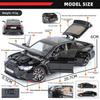 1:24 RS7 Sportback Sports Car Alloy Diecast Simulation Model Car Toys With Sound And Light Pull Back Toys For Children Gift