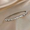 Love Heart Stacked Bangles Cute Fashion  Stainless Steel Bangle Jewelry Beads Cuff Bracelet  Daily