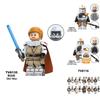 Mattoncini Star Wars Obi Wan e Soldato Clone per Bambini Gioco Educativo