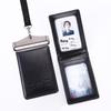 Genuine Leather Magnetic ID Card Holder and Protective Sleeve