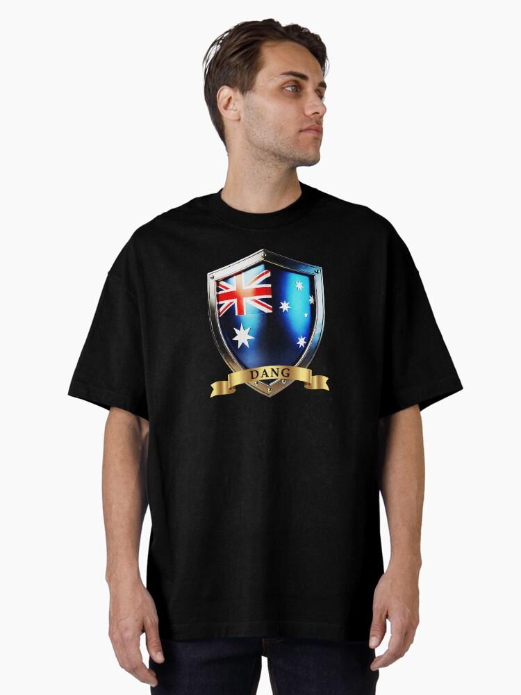 DANG! Dang Australian Heritage Crest Shield Oversized Unisex T-Shirt