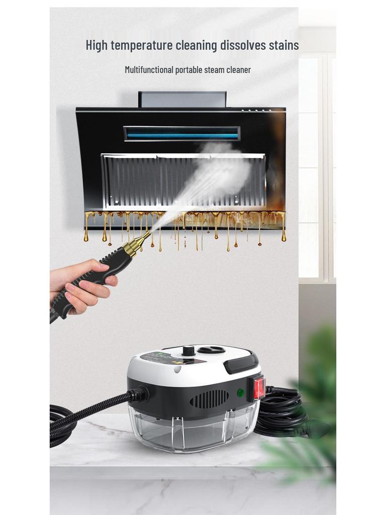 High-Temperature Handheld Steam Cleaner for Quick Household Cleaning