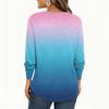 Women's Fashion  Loose Long Sleeve Round Neck Casual Top