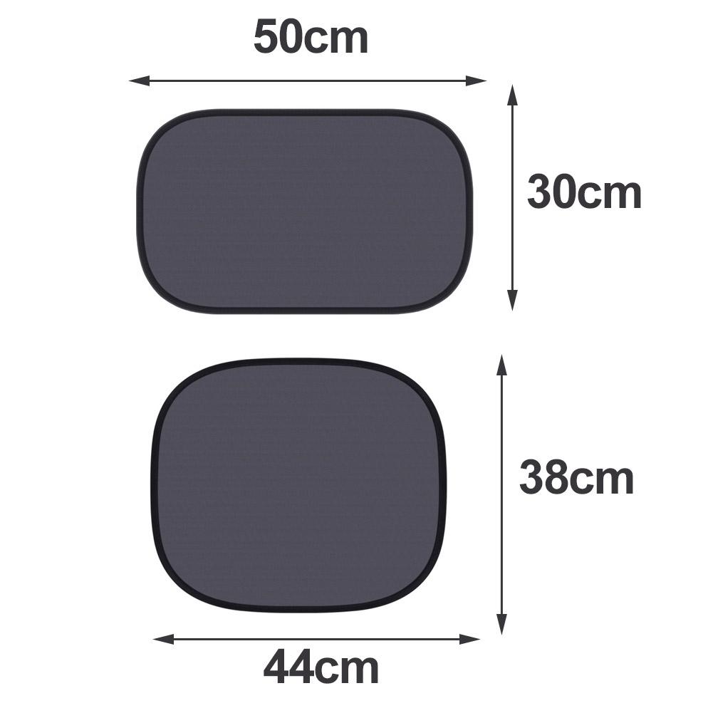 2pcs Car Window Sunshade Cover Block For Kids Car Side Window Shade Cling Sunshades Electrostatic Film Screen Shade