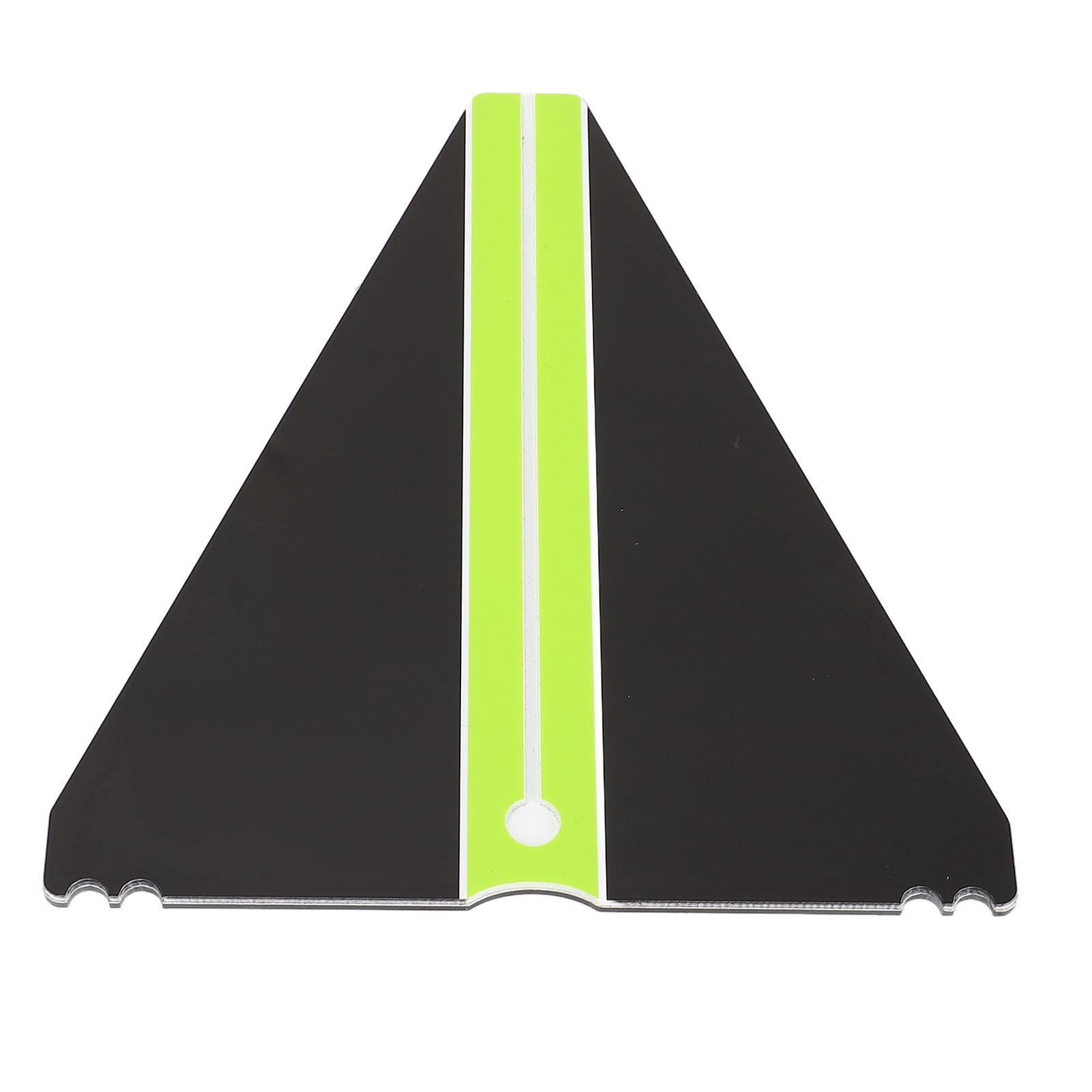 Golf Putting Alignment Mirror Shockproof Portable Training Aid Acrylic Groove Putting Mirror for Outdoor Practice