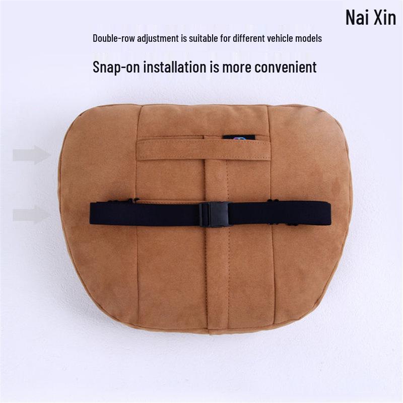 Luxurious Fur Neck Support Headrest for Maybach – Universal Car Interior Comfort