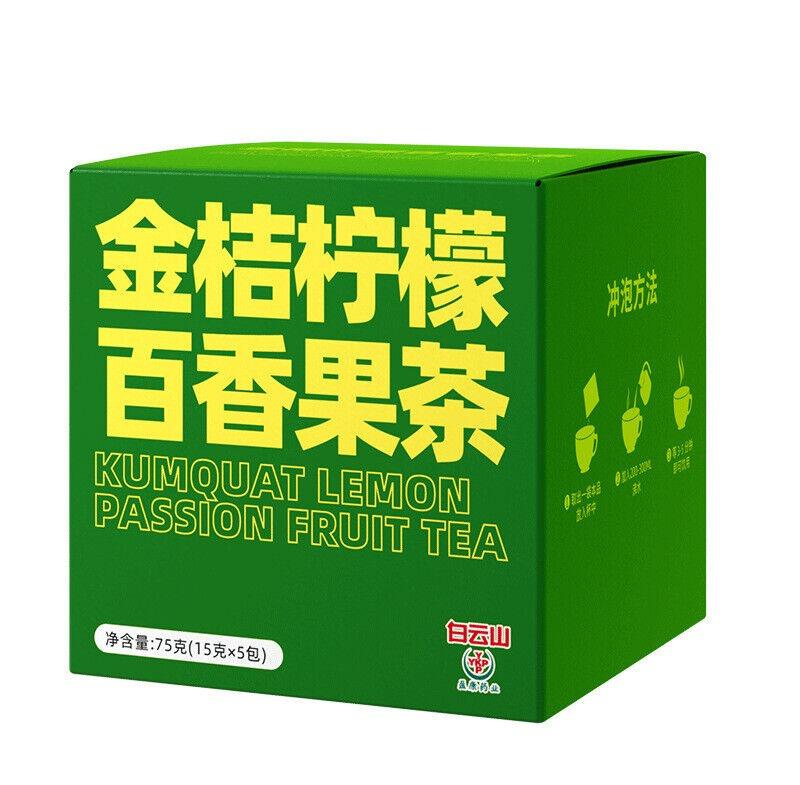 Chá de frutas Chá saudável Pêssego branco Kumquat Mirtilo Maçã Bebida agridoce