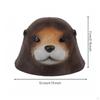 Otter Head Ornament Realistic Buoyant Molded Details Garden Decor for Pond