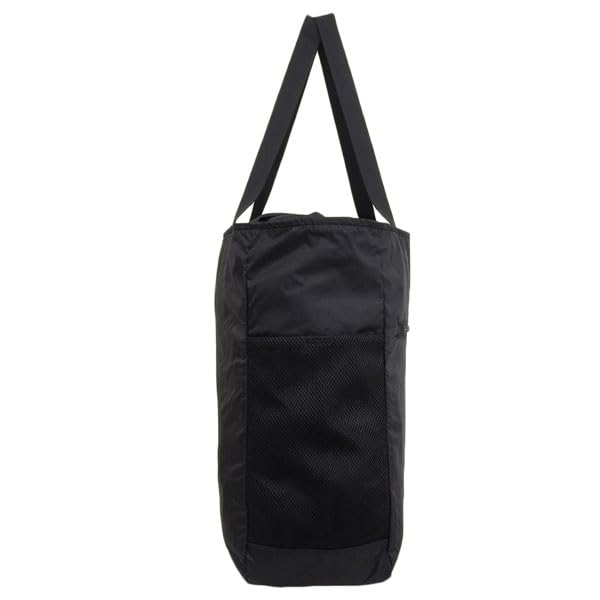 [Montbell] Bag for Men and Women, Tote Bag, Nylon, Dark Green, Pocketable, Light Tote, S, 1123972, A4 Compatible (Black (BK)Black)