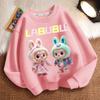 Children's Cute Hoodies for Spring, Autumn and Winter, Fashionable Round-neck Thickened Long-sleeved Loose Hoodies for Boys and Girls