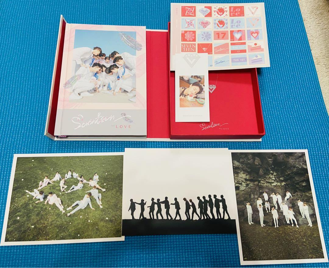 

[Б/У] SEVENTEEN LOVE & LETTER версия LOVE. Включена закладка с динозавром