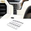 Chrome Front Fog Light Cover Trim Accessories Fits For Toyota Tundra