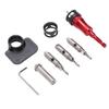 8Pcs Countersink Drill Bit Set 3 Flute Multifunctional 8mm 10mm Double Ended Counter Sink Drill Bit Set with Depth