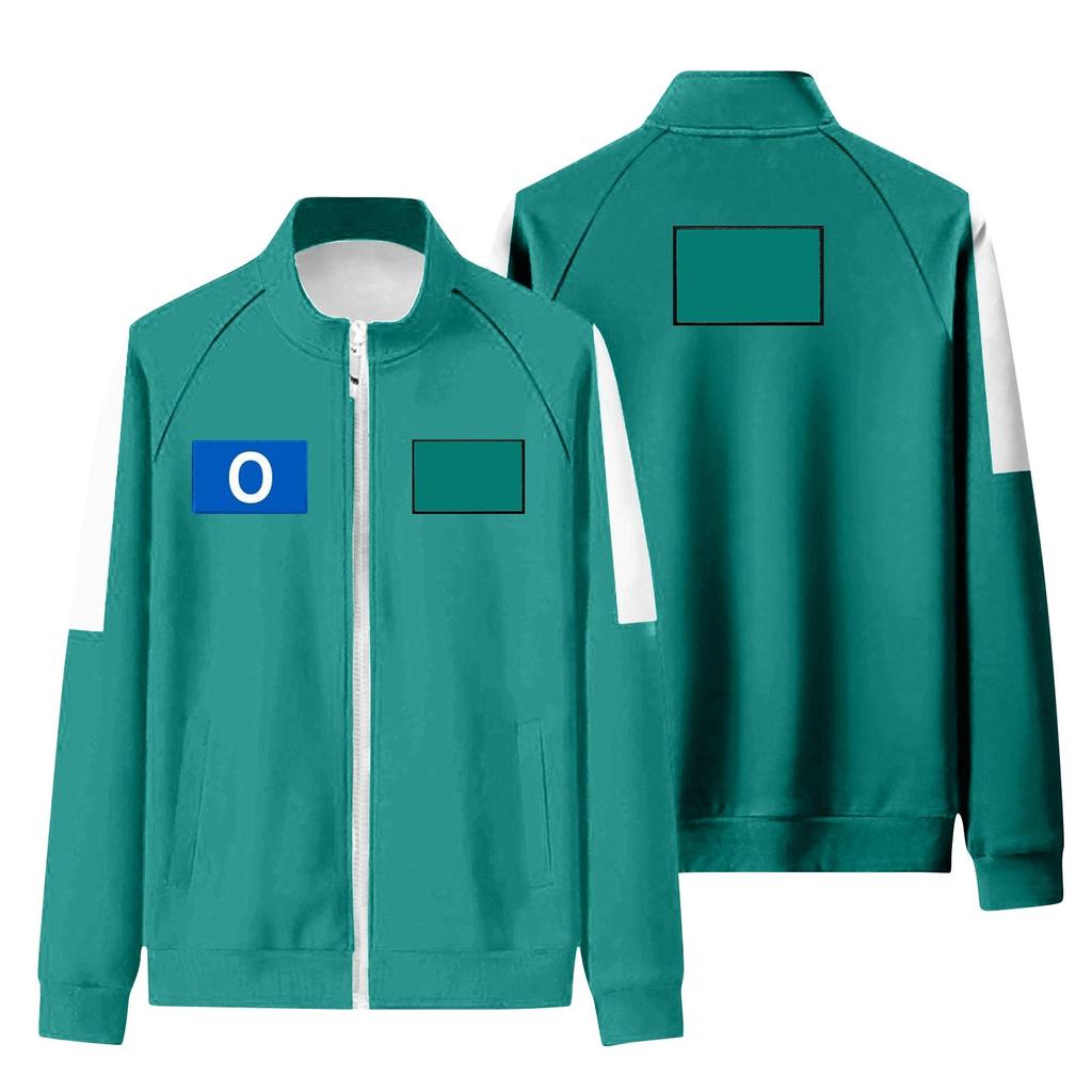 Adults DIY Casual Fashion Print Long Sleeve Zipper Sweatshirts Top