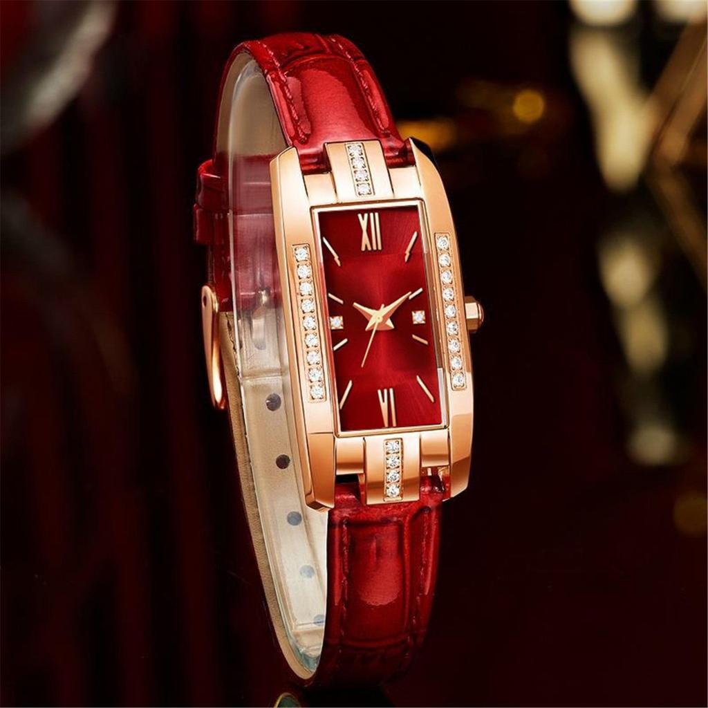 Ladies Watch Light Luxury Diamond Watch Gift Student Small Green Watch Niche Women'S Watch Simple And Fashionable