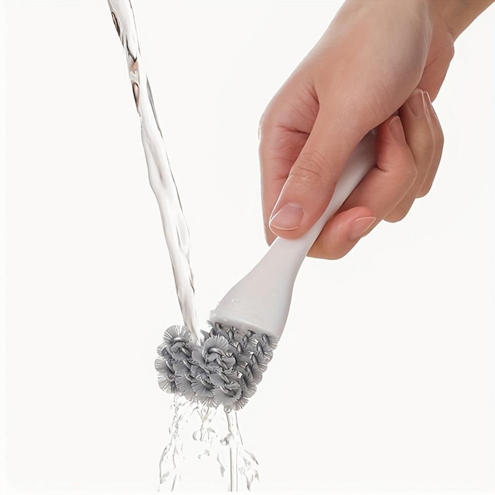 1pc Multi-Purpose Cleaning Brush with Handle, Durable Reusable Plastic, Hard Firmness, Ideal for Living Room, Bedroom, Outdoor, Toilet, Kitchen