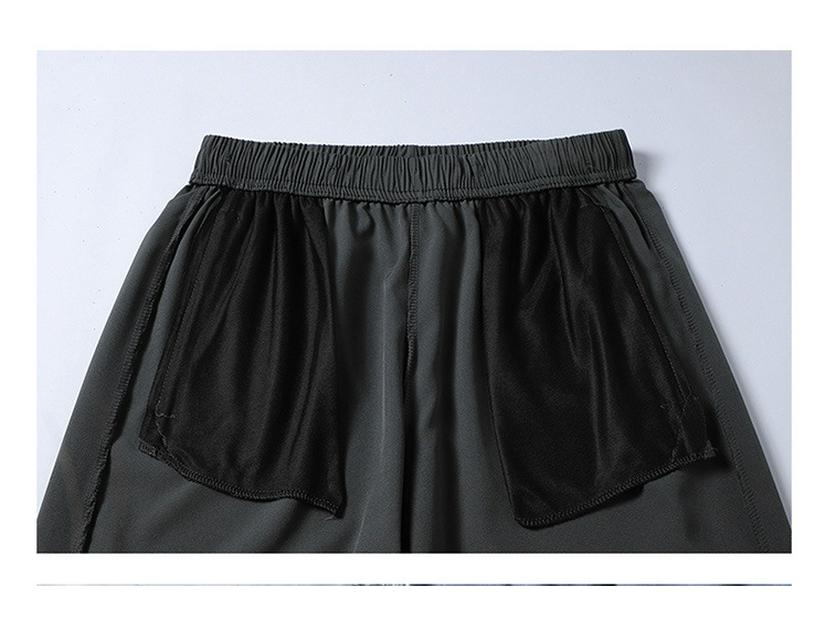 Di Yu Shenlong Men's Quick-Dry Ice Silk Fitness Shorts - Summer Casual Running Five-Point Pants