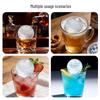 Silicone Ice Cube Tray for Hockey Puck & Tennis Ball Molds - Household Ice Cube Mold Box