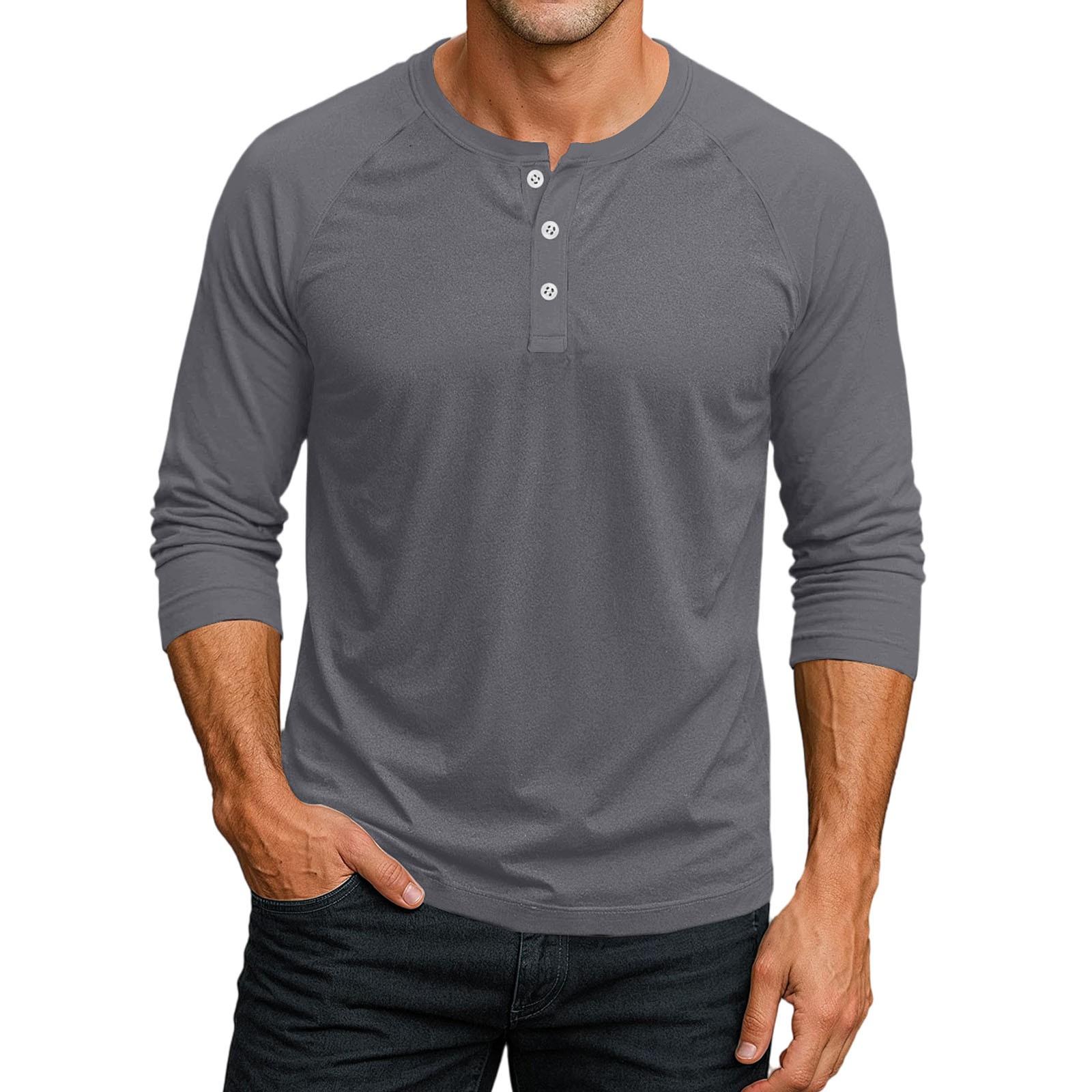Men s Raglan Sleeve Three-quarter Sleeve Top L