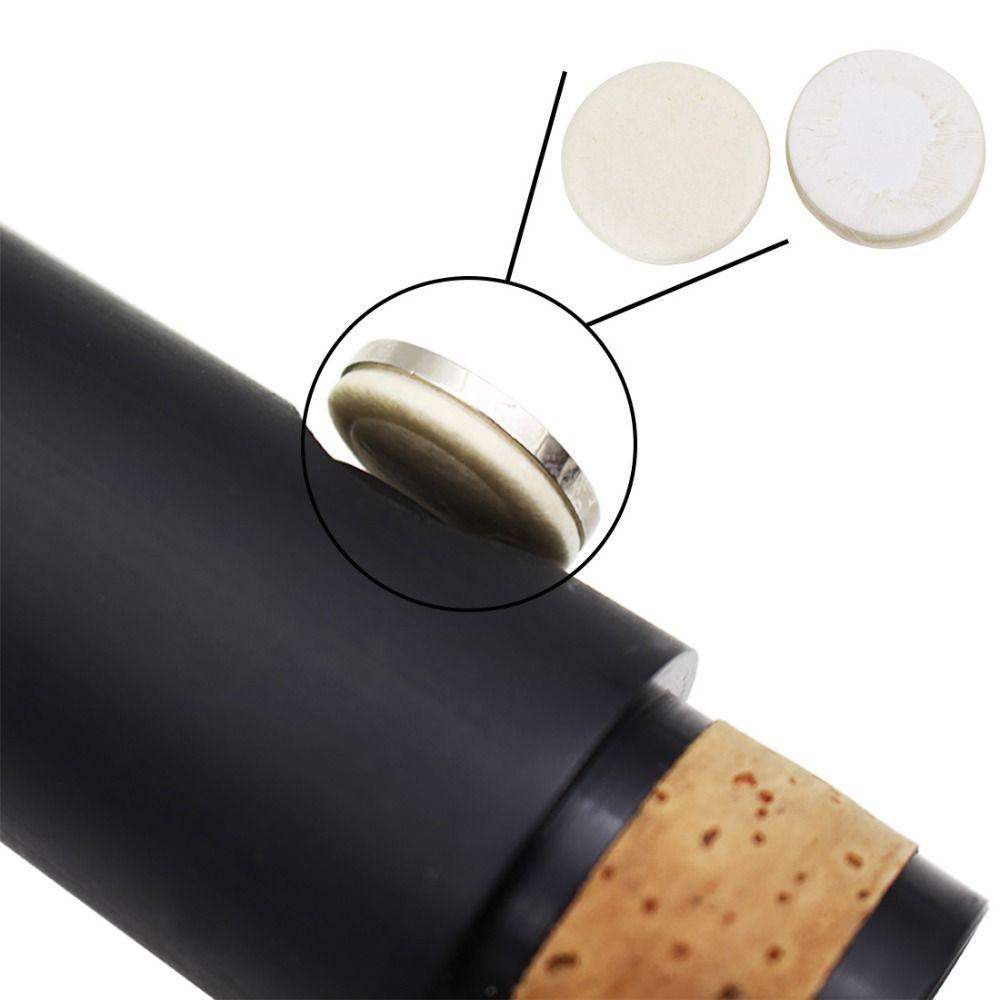 Leather Sound Hole Pad Woodwind Clarinet Button Cushion Repair Parts Clarinet Pads  Replacement