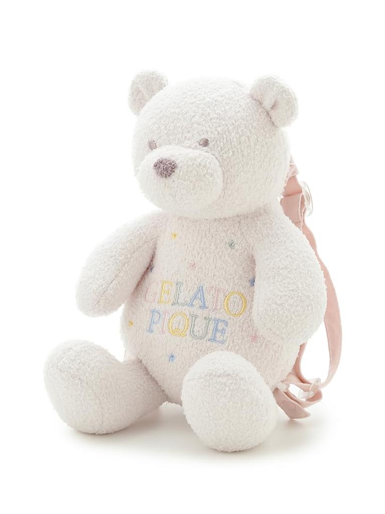 Gelato Pique Kids Airy Moco Anniversary Bear Backpack PKGB259157 PNK F