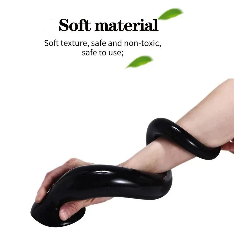 Long Anal Plug Dildo Super Soft Flexible Butt Plug Prostate Massage Anal Dilator Long Dick Ass Sex Toys For Men Women Couples
